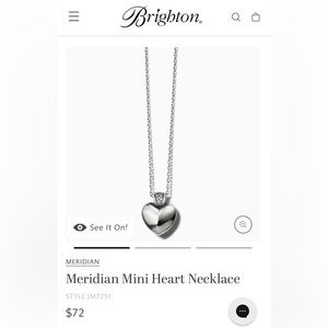 Brighton, Heart Necklace